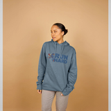 Pierce Archive Run Hard Stone Blue Hoodie