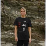 Horrorline Dracula Poster Black Graphic T-Shirt