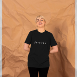Friends Logo Black T-Shirt