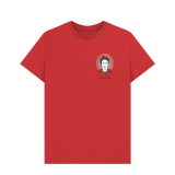 Frida Kahlo Official Chest Graphic Red T-Shirt