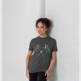 Trainer Spotter Snakeskin Cross Palms Charcoal T-Shirt