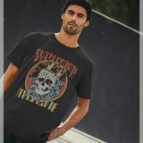Skateboard Magazine Skull Black T-Shirt