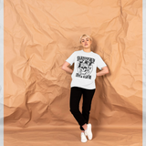 Skateboard Magazine Skull White T-Shirt