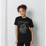 Foreigner Rock Band Jukebox Graphic Black T-Shirt