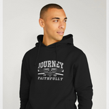 Journey Official Rock Band Faithfully Graphic Black Hoodie