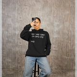 apoh Art History Dropouts Slogan Black Hoodie