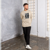 Friends Official TV Show Poster Graphic Cream Sweatshirt