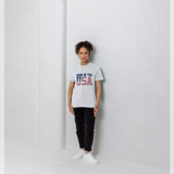 Born In The USA Graphic White T-Shirt