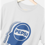 Pepsi Official Head Graphic White T-Shirt