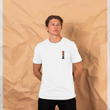 Wallace & Gromit Feathers McGraw Chest Print White T-Shirt