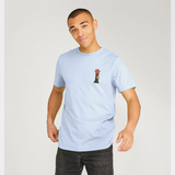 Wallace & Gromit Feathers McGraw Chest Print Light Blue T-Shirt