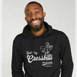 Park Fields Crossbills Graphic Black Hoodie