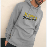 Michigan Wolverines Graphic Heather Grey Hoodie