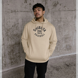 Park Fields Shibuya Baseball Varsity Graphic Cream Hoodie