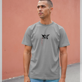 Banksy Angel Hearts Graphic Heather Grey T-Shirt