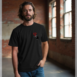 Banksy Love Rat Graphic Black T-Shirt