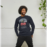 apoh Cherry Graphic Navy Sweatshirt