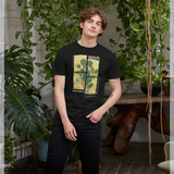 apoh Van Gogh Sunflowers Jigsaw Graphic Black T-Shirt