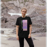 apoh Van Gogh Starry Night Scribble Black T-Shirt
