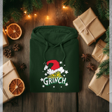 The Grinch Santa Stars Graphic Green Hoodie