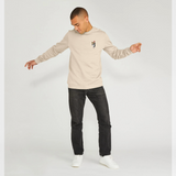 Wallace & Gromit Feathers McGraw Posing Graphic Cream Sweatshirt