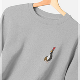 Wallace & Gromit Feathers McGraw Villain Graphic Grey Sweatshirt