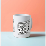 Wallace & Gromit Feathers McGraw Caught Graphic White Mug