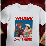 Wham Official 'Last Christmas' Graphic White T-Shirt