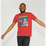 Wham Official Christmas Graphic Red T-Shirt