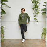 The Goonies Skull Graphic Green Sweatshirt