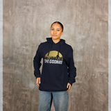 The Goonies Sunset Silhouette Graphic Navy Hoodie