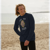 The Goonies 'Hey You Guys' Sloth Graphic Navy Sweatshirt