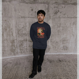 apoh x Pierce Archives 'Stirring Up Trouble' Navy Sweatshirt
