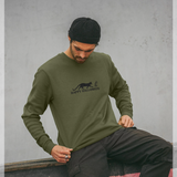 apoh x Pierce Archives 'Happy Halloween' Khaki Sweatshirt