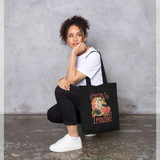 apoh x Pierce Archives 'Stirring Up Trouble' Black Tote Bag