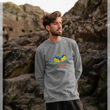 Superman Official Flying Graphic Grey Sweatshirt
