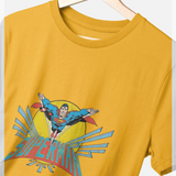 Superman Official Flying Graphic Yellow T-Shirt