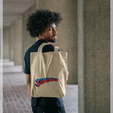 Superman Official Logo Graphic Natural Tote Bag