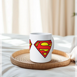 Superman Official Shield Graphic White Mug