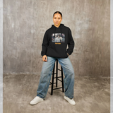 Pulp Fiction Mia Wallace Graphic Black Hoodie