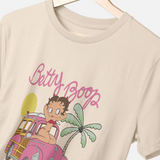 Betty Boop California Beach Cruiser Vintage Graphic T-Shirt