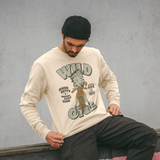 Betty Boop Wild One Biker Club Vintage Graphic Sweatshirt
