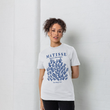 Henri Matisse Blue Papiers Découpés White T-Shirt