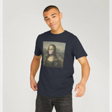 APOH Mona Lisa Bubble Navy T-Shirt
