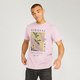 Hokusai Trumpet Lilies Pink T-Shirt