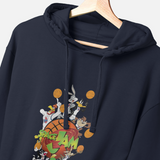 Space Jam Official Group Graphic Navy Hoodie