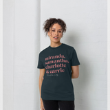 Official Sex and the City Character Names Denim Blue T-Shirt