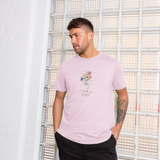Picasso Flower Bouquet Small Pink T-Shirt