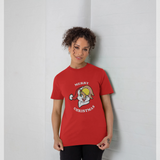 Looney Tunes Official Lola Bunny Christmas Graphic Red T-Shirt