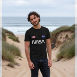 NASA Badges Black T-Shirt